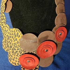 European leather necklaces